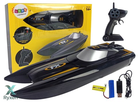 Łódź Motorówka Zdalnie Sterowana 1:47 Wyścigi 2,4G Zasięg 50 m LEAN TOYS