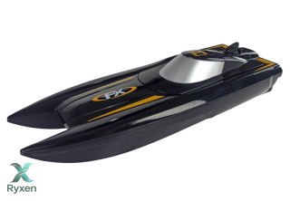 Łódź Motorówka Zdalnie Sterowana 1:47 Wyścigi 2,4G Zasięg 50 m LEAN TOYS