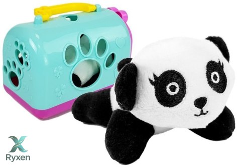 Mała Panda z Transporterem Maskotka LEAN TOYS
