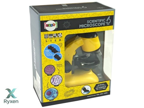 Mikroskop Dla małego Naukowca Zestaw Edukacyjny LEAN TOYS