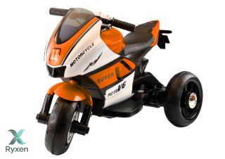 Motorek Trójkołowy Dla Dzieci HT-5188 Światła LED MP3 Pomarańczowy LEAN CARS