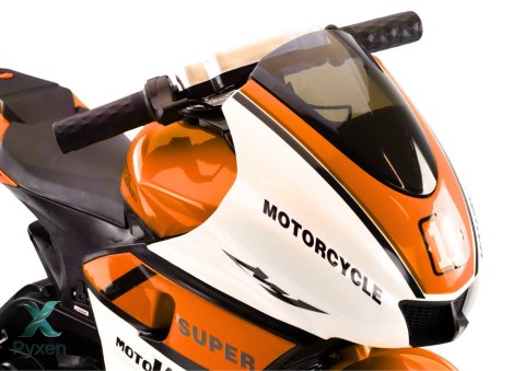 Motorek Trójkołowy Dla Dzieci HT-5188 Światła LED MP3 Pomarańczowy LEAN CARS