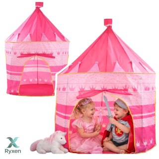 Namiot Domek Pałac Księżniczki Dla Małej Księżniczki Różowy 135 x 105 cm LEAN TOYS