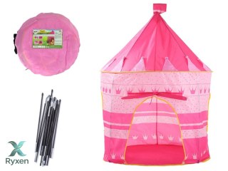 Namiot Domek Pałac Księżniczki Dla Małej Księżniczki Różowy 135 x 105 cm LEAN TOYS
