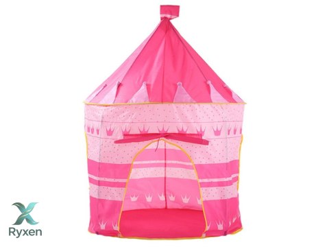 Namiot Domek Pałac Księżniczki Dla Małej Księżniczki Różowy 135 x 105 cm LEAN TOYS
