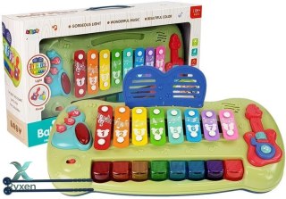 Pianinko Cymbałki Dla Niemowląt Podświetlane Klawisze Muzyka LEAN TOYS