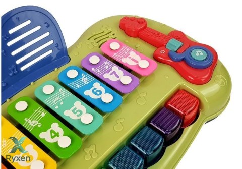 Pianinko Cymbałki Dla Niemowląt Podświetlane Klawisze Muzyka LEAN TOYS