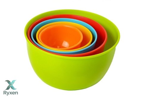 Piramidka Kubeczki Układanka Zręcznościowa dla Malucha 5szt LEAN TOYS