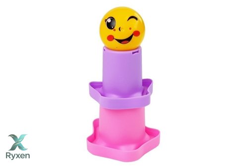 Piramidka Kubeczki dla Niemowlaka Gwiazdki LEAN TOYS