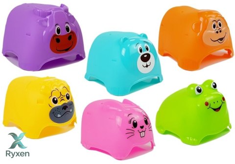 Piramidka Kubeczki dla Niemowlaka Zwierzątka LEAN TOYS