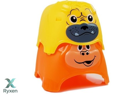 Piramidka dla Niemowlaka Zwierzątka Kubeczki LEAN TOYS