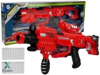Pistolet Luminescencyjny Świeci w Ciemności Piankowe Naboje Dźwięk Zasięg 45 m LEAN TOYS