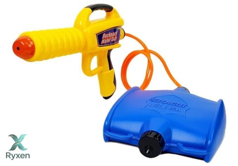 Pistolet na Wodę ze Zbiornikiem 1080 ml Żółto- Niebieski LEAN TOYS