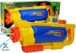 Pistolet na Wodę ze Zbiornikiem 1450 ml Żółto- Niebieski LEAN TOYS
