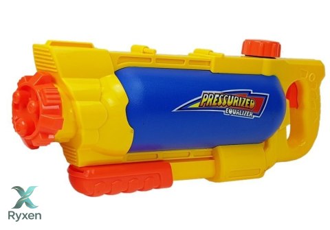 Pistolet na Wodę ze Zbiornikiem 1450 ml Żółto- Niebieski LEAN TOYS