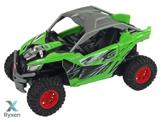 Terenowe Auto Cross Country Zdalnie Sterowane Pilot 27 MHz Zielone LEAN TOYS