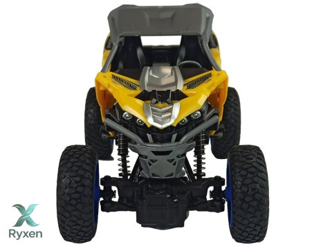 Terenowe Auto Off- Road Zdalnie Sterowane 2,4 GHz 1:16 Żółte LEAN TOYS