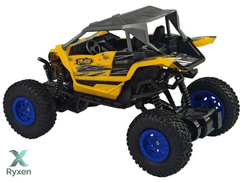 Terenowe Auto Off- Road Zdalnie Sterowane 2,4 GHz 1:16 Żółte LEAN TOYS