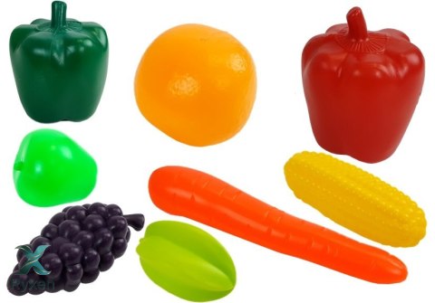 Zabawkowy Market z Wózkiem Kasa Fiskalna Skaner Artykuły Spożywcze Zakupy LEAN TOYS