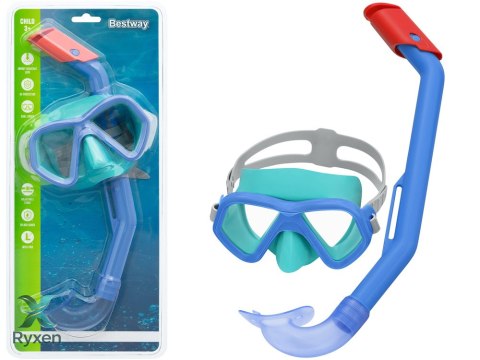 Zestaw Do Nurkowania Maska+Rurka Niebieska Bestway 24023 BESTWAY
