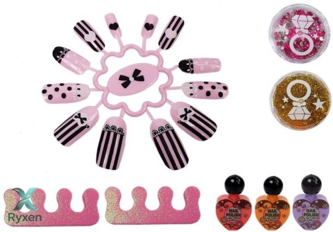 Zestaw Do Robienia Paznokci Suszarka Brokat LEAN TOYS