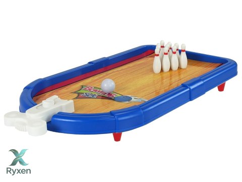Zestaw Gier Zręcznościowych 4w1 Koszykówka Piłka Nożna Tarcza Kręgle Wyrzutnia LEAN TOYS
