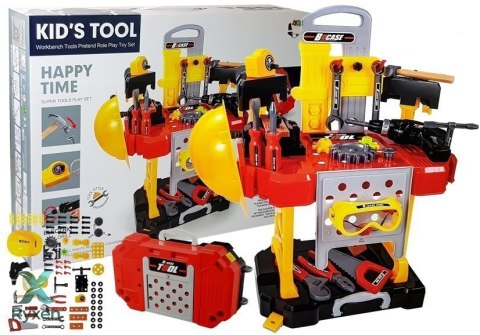 Zestaw Majsterkowicza na baterie 3w1 Walizka Warsztat 85 elementów 56cm LEAN TOYS