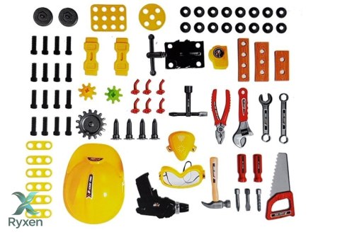 Zestaw Majsterkowicza na baterie 3w1 Walizka Warsztat 85 elementów 56cm LEAN TOYS