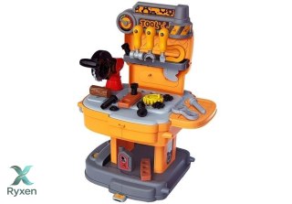 Zestaw Narzędzi W Plecaku Pomarańczowo Szary LEAN TOYS