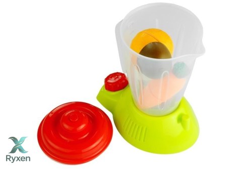 Zestaw Warzyw i Owoców z Blenderem na Baterie i Tacką LEAN TOYS