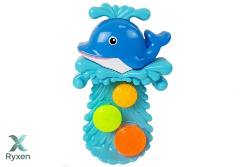 Zestaw do Kąpieli Delfinek Zwierzęta Morskie Plastikowe Wodospad LEAN TOYS