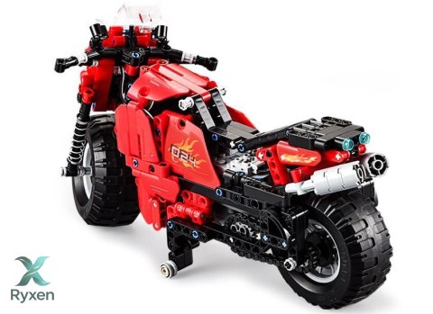 Zestaw klocków CADA Motocykl Zdalnie Sterowany 2.4G 484 elementy CADA