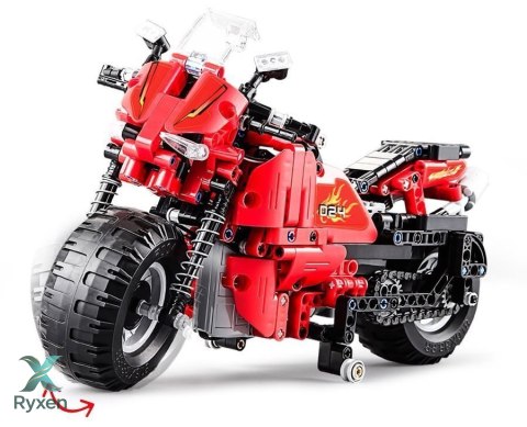 Zestaw klocków CADA Motocykl Zdalnie Sterowany 2.4G 484 elementy CADA