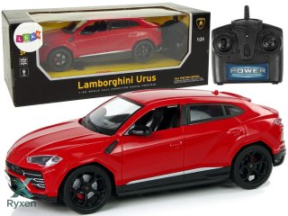 Auto R/C 1:24 Lamborghini Urus Czerwony 2.4 G Światła LEAN TOYS