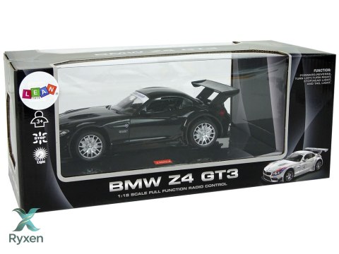 Auto Sportowe R/C 1:18 BMW Z4 GT3 Czarny 2.4 G Światła LEAN TOYS