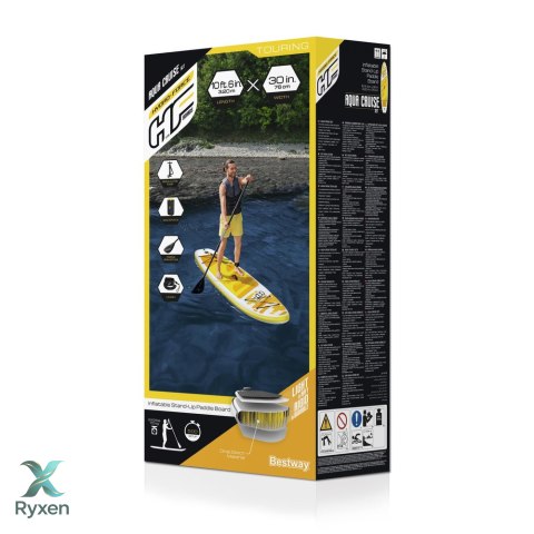 Deska Sup Hydro-Force Żółta 320 x 76 x 12 cm Bestway 65348 BESTWAY