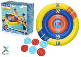 Dmuchana Gra Basenowa Zręcznościowa Tarcza, Frisbee 140 cm Bestway 52566 BESTWAY