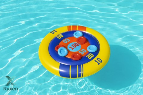 Dmuchana Gra Basenowa Zręcznościowa Tarcza, Frisbee 140 cm Bestway 52566 BESTWAY