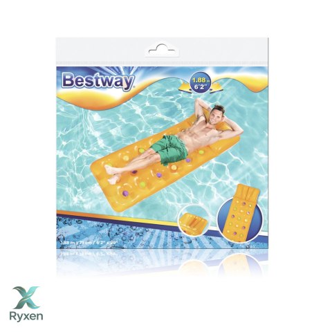 Dmuchany Materac Do Pływania Żółty 188 x 71 cm Bestway 43014 BESTWAY