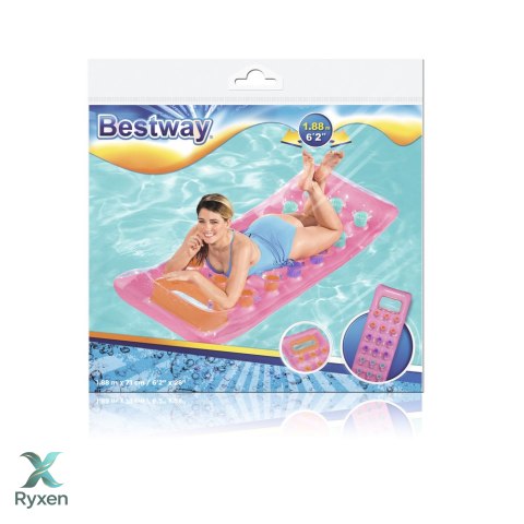 Dmuchany Materac Różowy 188 x 71 cm Bestway 43040 BESTWAY