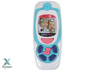 Dziecięcy Edukacyjny Telefon Komórkowy Melodia Niebieski LEAN TOYS