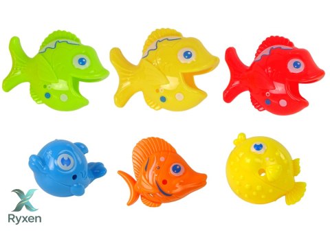 Gra Zręcznościowa Zestaw Łowienie Rybek Wędka Rybki Krokodyl LEAN TOYS
