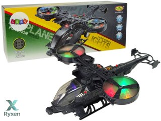 Helikopter Wojskowy Ogromne Skrzydła Światła Dźwięk Obraca Się LEAN TOYS