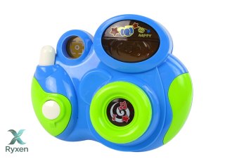 Interaktywny Aparat Fotograficzny Dla Malucha Światło Dźwięk Niebieski LEAN TOYS