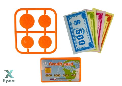 Kasa Sklepowa Waga Opakowania Ciasteczek Skaner Na Baterie LEAN TOYS