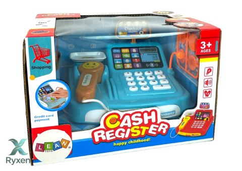 Kasa Sklepowa Waga Opakowania Ciasteczek Skaner Na Baterie LEAN TOYS