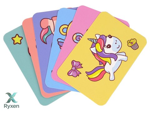 Magnetyczna Układanka Książka Jednorożce Puzzle Karty LEAN TOYS