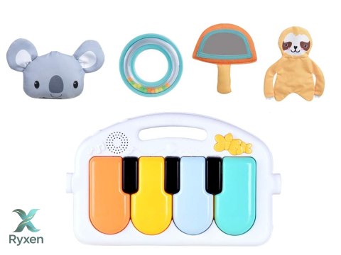 Mata Edukacyjna Koala Pianinko Melodie Zawieszki LEAN TOYS