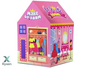 Namiot Księżniczki dla Dzieci Salon Piękności Różowy Akcesoria Korona LEAN TOYS