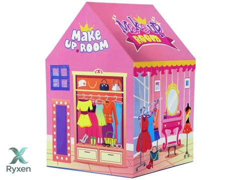 Namiot Księżniczki dla Dzieci Salon Piękności Różowy Akcesoria Korona LEAN TOYS